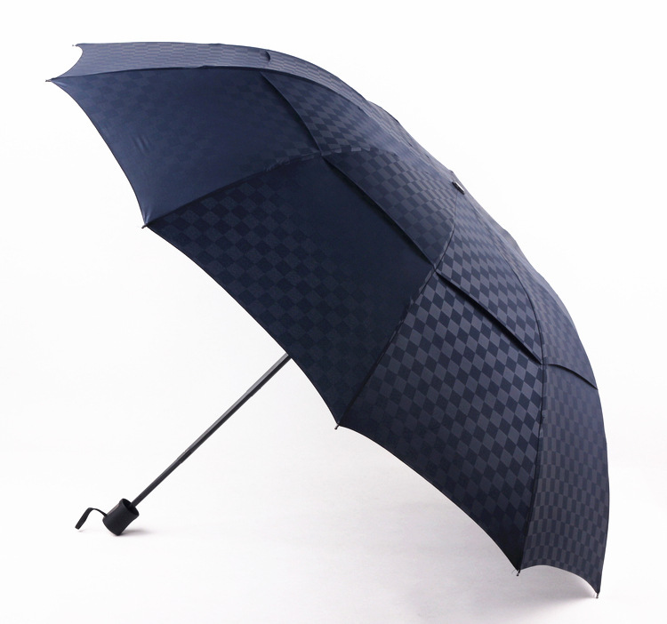 Grand Parapluie Golf Quadrillage